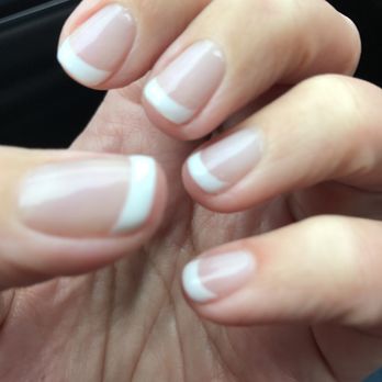 D & T Nail Salon - Shellac French. $35 - Nail Salons Near Me - Salem, Massachusetts