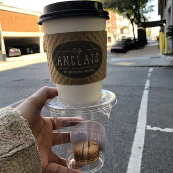 Last Sunday Coffee Bar - My free macaroon in a cup they gave me - Salad Near Me - New Orleans, Louisiana Last Sunday Coffee Bar - My free macaroon in a cup they gave me - Salad Near Me - New Orleans, Louisiana