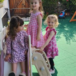 Lesnaya Skazka - Outside with kids at Lesnaya Skazka