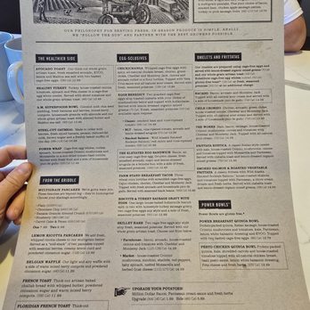 First Watch - Front of menu - Breakfast & Brunch Near Me - Waxahachie, Texas