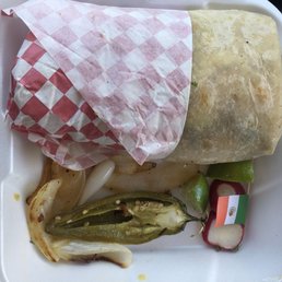 Burrito al pastor. Huge! Burrito al pastor. Huge!