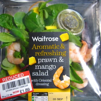 Waitrose & Partners - Prawn & Mango Salad! The dressing is very yummy - Grocery Near Me - Glasgow, GLG