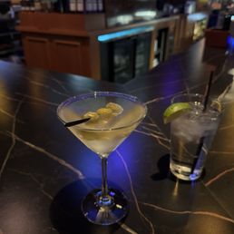 Blue cheese martini