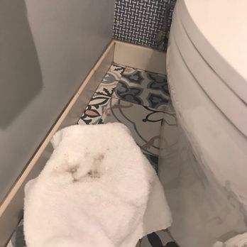 Paradise Point - Grime I wiped off the baseboard beside the toilet - Resorts Near Me - San Diego, California