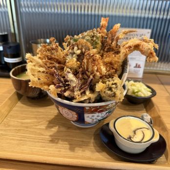 Tendon Kohaku - Akiaji Tendon Set - Japanese Near Me - Bellevue, Washington