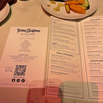 Teatro ZinZanni - Menu - Dinner Theater Near Me - Chicago, Illinois Teatro ZinZanni - Menu - Dinner Theater Near Me - Chicago, Illinois