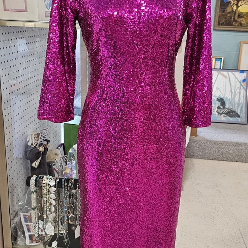 Thrifty Threads - A very pink/purple glitter dress ! - Thrift Stores Near Me - Indianapolis, Indiana Thrifty Threads - A very pink/purple glitter dress ! - Thrift Stores Near Me - Indianapolis, Indiana