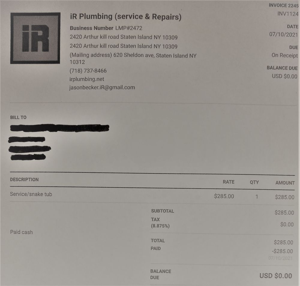 Slide of IR Plumbing