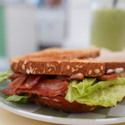 French Press Espresso Bar - BLT on multigrain
