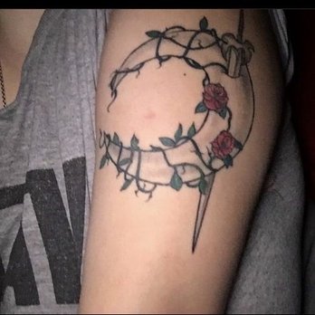 Future Tattoo & Body Piercing - Before my fix; flat, no toning, crooked hilt, etc. - Tattoo Near Me - Fullerton, California Future Tattoo & Body Piercing - Before my fix; flat, no toning, crooked hilt, etc. - Tattoo Near Me - Fullerton, California