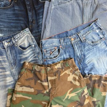 DeeLux - distressed denim, pinstripes, camouflage and dark washes - Used, Vintage & Consignment Near Me - Los Angeles, California DeeLux - distressed denim, pinstripes, camouflage and dark washes - Used, Vintage & Consignment Near Me - Los Angeles, California