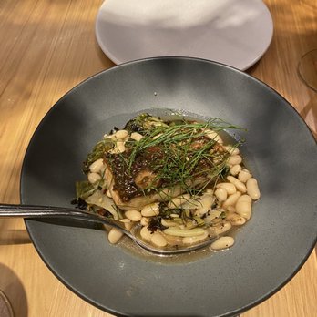 Rose Mary - Wild Striped Bass with cannelloni beans - Italian Near Me - Chicago, Illinois