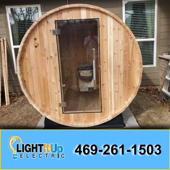 Light It Up Electric - Light It Up Electric - Sauna Installation - Electricians Near Me - Frisco, Texas Light It Up Electric - Light It Up Electric - Sauna Installation - Electricians Near Me - Frisco, Texas