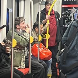 MUNI - M Ocean View - Smoking on the train