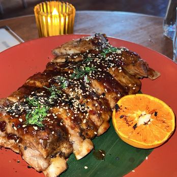 Belles Beach House - Char siu pork ribs - Tiki Bars Near Me - Venice, California Belles Beach House - Char siu pork ribs - Tiki Bars Near Me - Venice, California