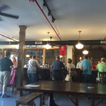 Four Saints Brewing Company - Interior facing the bar. - Breweries Near Me - Asheboro, North Carolina