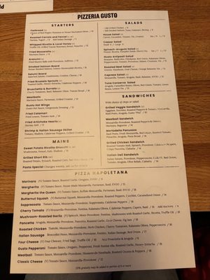 Menu photo 6 Pizzeria Gusto Oklahoma City, OK Menu photo 6 Pizzeria Gusto Oklahoma City, OK