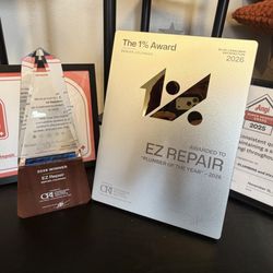 EZ Repair - Thank you for voting/reviewing ez repair to "plumber of the year"!!!!