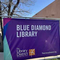 Blue Diamond Library - Signage
