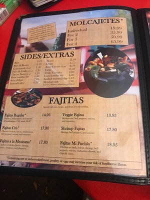 Menu photo 4 Mi Pueblo Mexican Restaurant Plover, WI