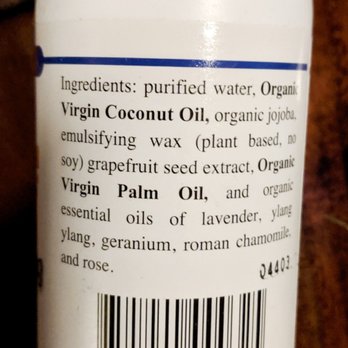 Tropical Traditions - Tropical Traditions -- Body lotion ingredients - Imported Food Near Me