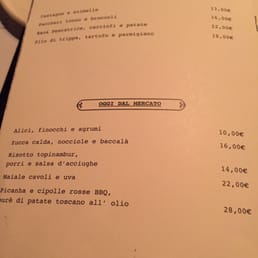 Gurdulù - Non mi piace dicano 'oggi' se poi è lo stesso di mese in mese - menu - Italian Near Me - Florence, FI