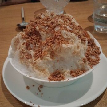 Kato - Shaved ice with tieguanyin condensed milk - Taiwanese Near Me - Los Angeles, California