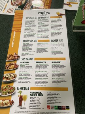 Menu photo 6 Metro Diner Sarasota, FL