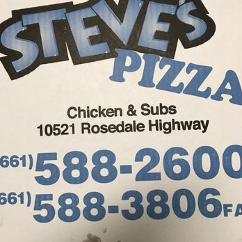 Steve's Pizza - Better Call Steve's Pizza! - Pizza Near Me - Bakersfield, California