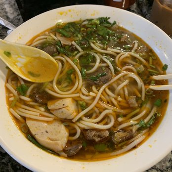 Pho Apple - Bún Bò Huê: 100. Hue Style Spicy Beef Noodle Soup - Vietnamese Near Me - Plano, Texas