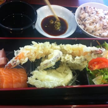 Green Tea Lounge - $12.80 sashimi lunch set - Coffee & Tea Near Me - Markham, Ontario