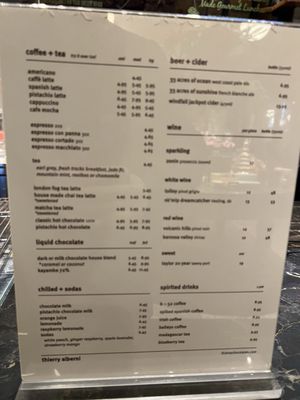 Menu photo 3 Thierry Vancouver, BC Menu photo 3 Thierry Vancouver, BC