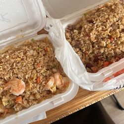 China Wok - Shrimp fried rice & roast pork fried rice