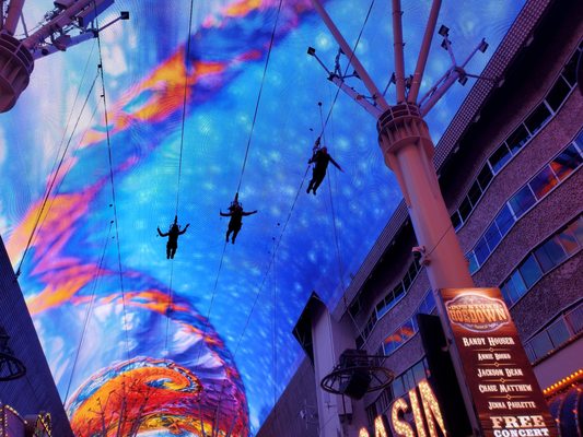 Fremont Street Experience by null