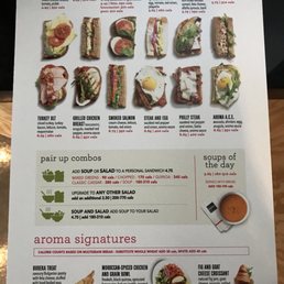 Sandwiches Menu