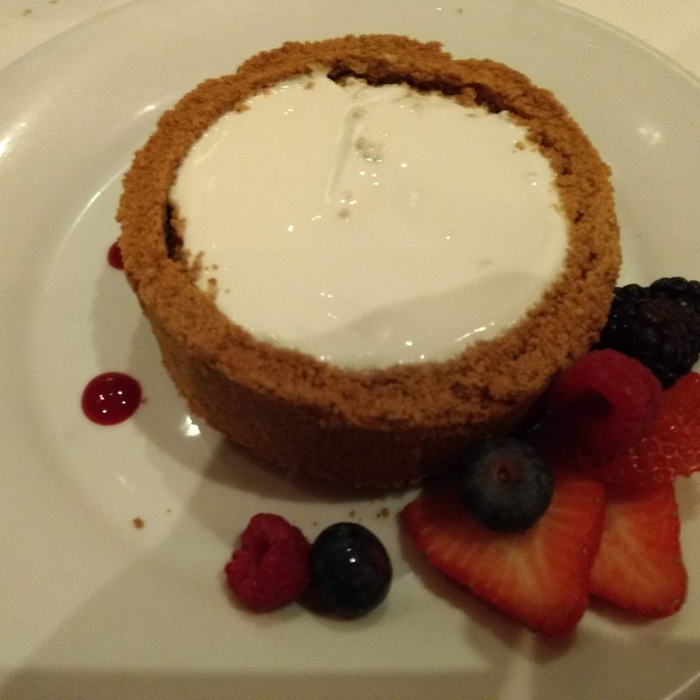 Ruth's Chris Steak House - Cheesecake with strawberries & other fruit was very good - Steakhouses Near Me - Gaithersburg, Maryland