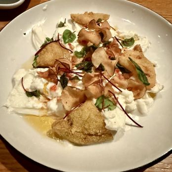 The Establishment - Burrata - it's not objectionable, but also not notable. - Seafood Near Me - Charleston, South Carolina The Establishment - Burrata - it's not objectionable, but also not notable. - Seafood Near Me - Charleston, South Carolina