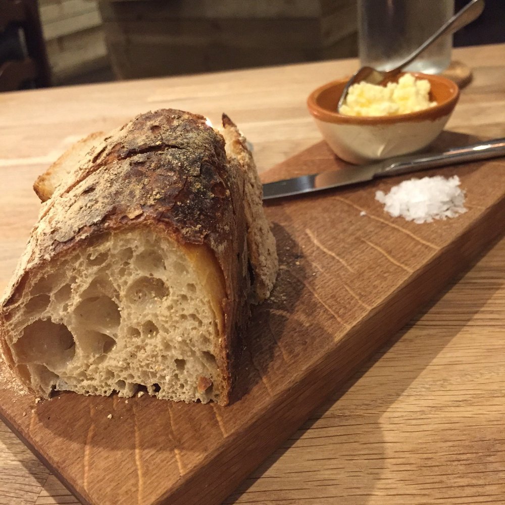 Lake Road Kitchen - Sourdough bread and virgin butter - Modern European Near Me - Ambleside, CMA