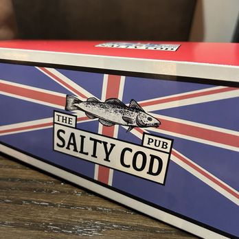 The Salty Cod - The mac & cheese fritters came in this charming box - Pubs Near Me - Athens, Alabama The Salty Cod - The mac & cheese fritters came in this charming box - Pubs Near Me - Athens, Alabama