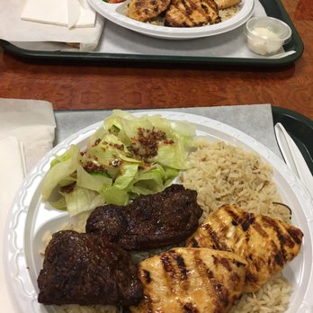 Pitas To Go - Chicken and steak kabob plate - Mediterranean Near Me - Irwindale, California Pitas To Go - Chicken and steak kabob plate - Mediterranean Near Me - Irwindale, California