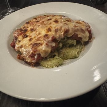 Centro - Pesto Rigatoni with added Chicken Parmesan - Italian Near Me - McKinney, Texas