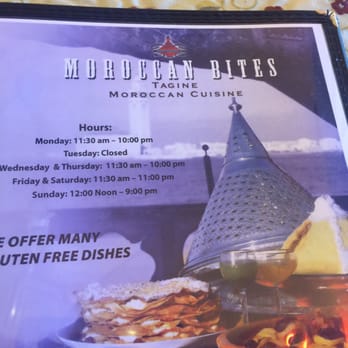 Moroccan Bites - Menu - Moroccan Near Me - San Antonio, Texas