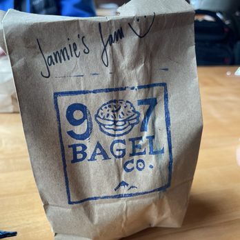 907 Bagel - Each order comes bagged for easy transport if you want - Bagels Near Me - Whittier, Alaska