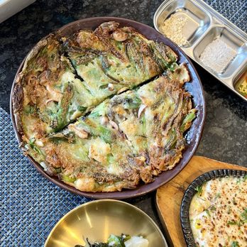 Q Grill - @foodie_starry   HAEMOOL PAJEON (Seafood Pancake) - Seafood Near Me - Fort Lee, New Jersey
