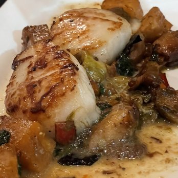 Boca Fish House - Jumbo Scallops. Yummy! - Seafood Near Me - Boca Raton, Florida