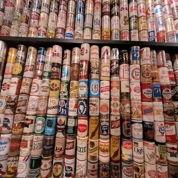 Pies & Pints - Vintage Beer can collection. - Pizza Near Me - Charleston, West Virginia
