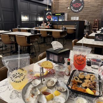 Cap't Loui - our half eaten food - Cajun/Creole Near Me - Sunnyside, New York