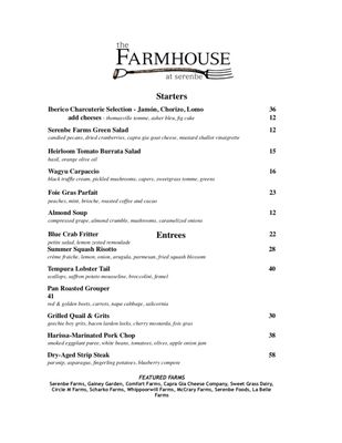 Menu photo 5 The Farmhouse Palmetto, GA Menu photo 5 The Farmhouse Palmetto, GA