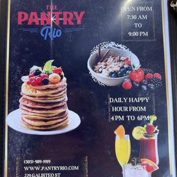 Pantry Restaurant - Menu - Breakfast & Brunch Near Me - Santa Fe, New Mexico