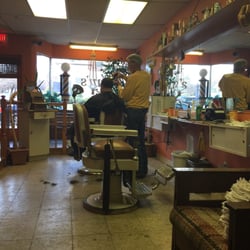 Tony's Barber Shop - The master at work!